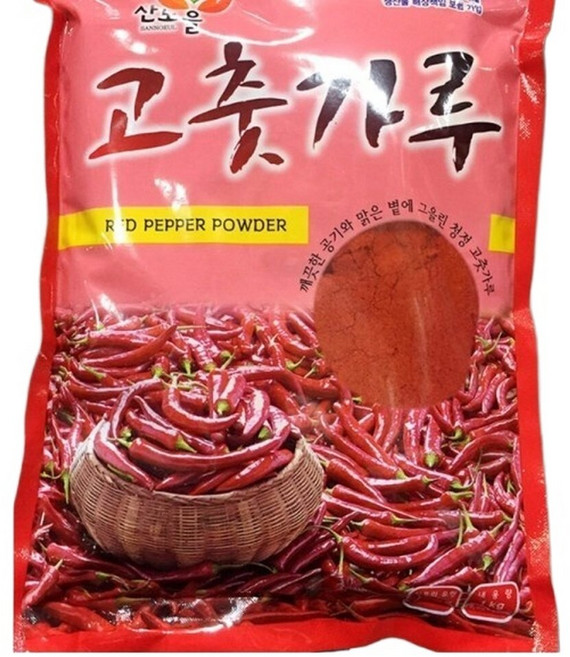 다데기용 건고춧가루 고추분말 1K 찌개 탕 찜용 빨간색 식자재 식재료, 1개, 1kg