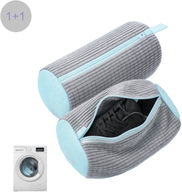 대용량 운동화 세탁망 초극세섬유 세탁망 1+1, 그레이 2개, 1세트