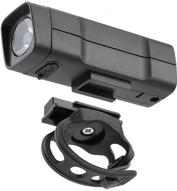 자전거 라이트 LED 전조등 USB 충전 입문용, 1개, 핸들바_타입