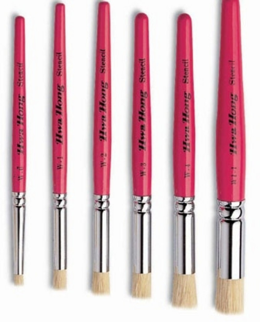 화홍 스텐실 붓 W-4호, 단품