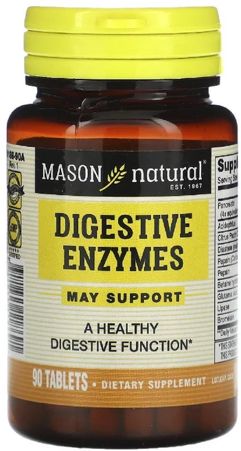메이슨 내추럴 소화 효소 90정, 1개 - 쿠팡