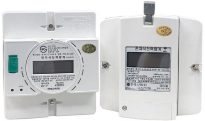 피에스텍 디지털계량기 단상2선식 단상40A 전력량계 주택 상가 분전함, CT계기매입형, 1개