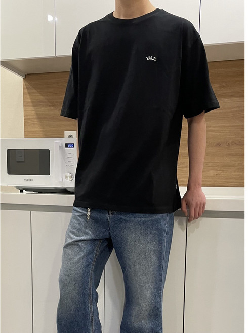 [당일출고/국내정품] 여름 24SS YALE 티셔츠 (블랙)