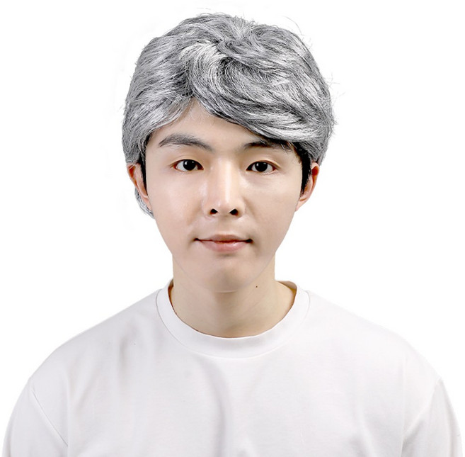 아저씨가발 파티 분장 연극 코믹 코스프레, 1개