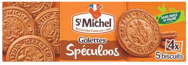 세인트 미셸 스페큘로스 쿠키 St. Michel Speculoos Cookies 130g, 1개