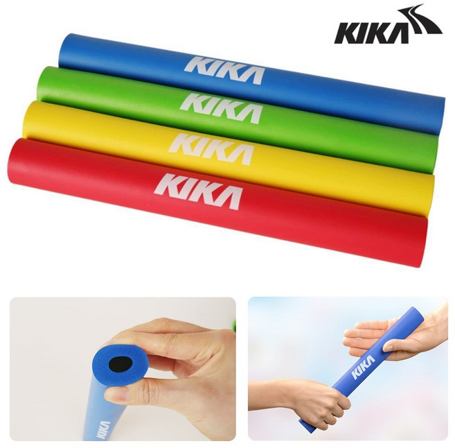 키카 학교 운동회 체육 이어달리기 계주 릴레이 바톤 4개입 체육대회 육상 교회