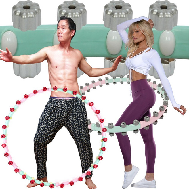 ((틱톡 라이브 뱃살빼기 생방 강의합니다)) 신상철강사 다이어트 댄싱훌라후프 2.5kg32볼 원지름98cm, 2.5kg, 1개