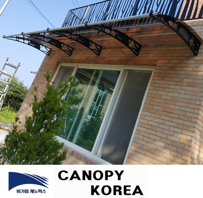 캐노픽스1500x7000 DIY 캐노피 테라스 창문 렉산 처마 비가림 현관 차양 비가림막 창문차양 렉산시공 빌라 발코니차양, 블루, 직결피스, 검정, 1개