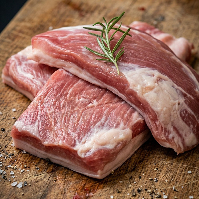 초록온담 한돈 통가브리살 구이 수육용 (냉장), 2개, 1kg