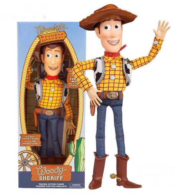 토이 스토리 4 말하는 우디 보안관 장난감 액션 피규어, Woody
