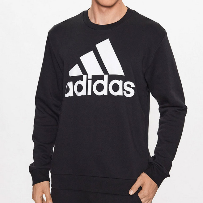 아디다스 빅로고 플리스 클래식 스탠다드 맨투맨 데일리 간절기 긴팔티 라운드넥 스웻셔츠