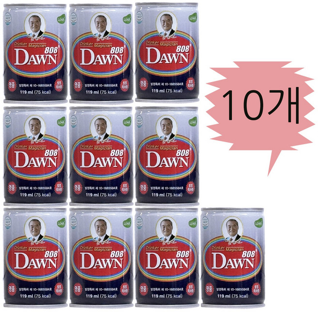 그래미 여명808 119ml / 송별회 송년회 술자리 음주전후음료, 10개