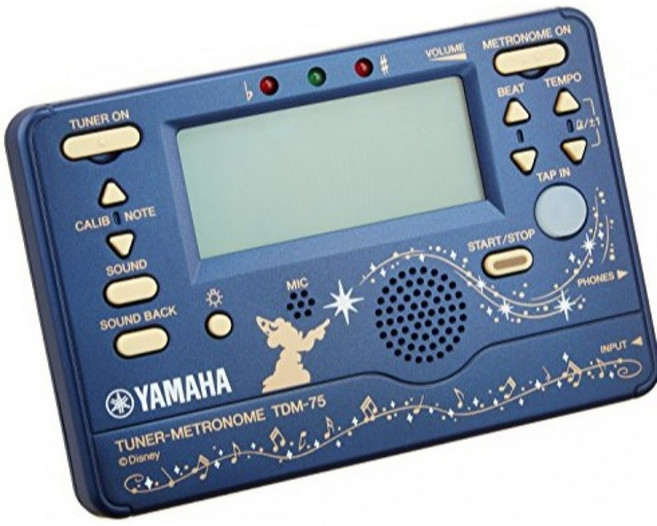 일본 직송 야마하 메트로놈 튜너 판타지아 tdm 75df, 1개
