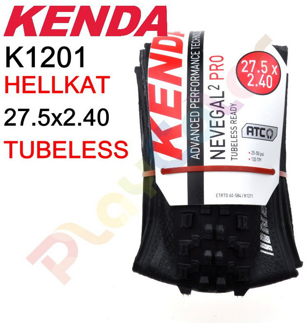 【KENDA K1201 27.5*2.40】無內胎 地獄貓 PRO 下坡車 【HELLKAT】, 1個