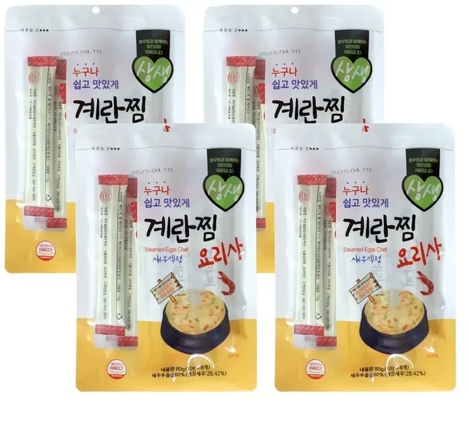 계란찜 요리사 새우액젓 (10gx8개입) x 3개, 80g, 1개