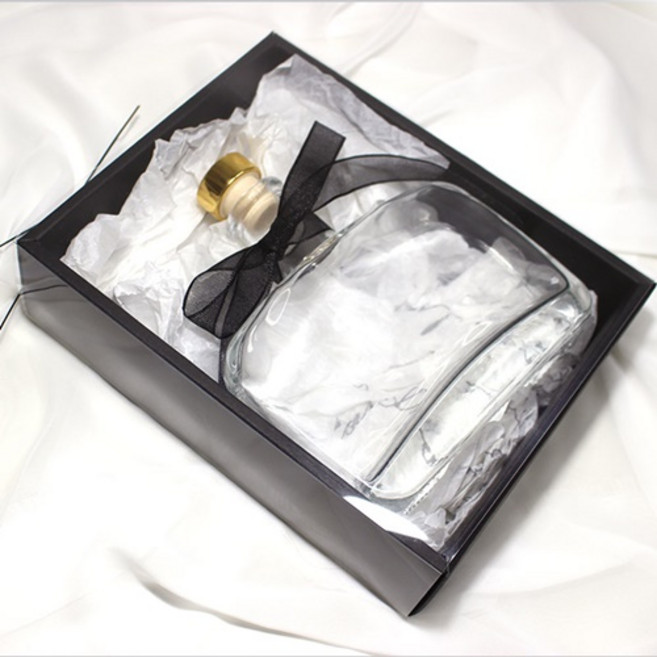 조립형 블랙 검정 슬라이드 박스 포장상자