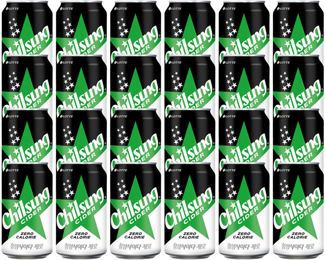 칠성 사이다 제로 업소용, 355ml, 24개