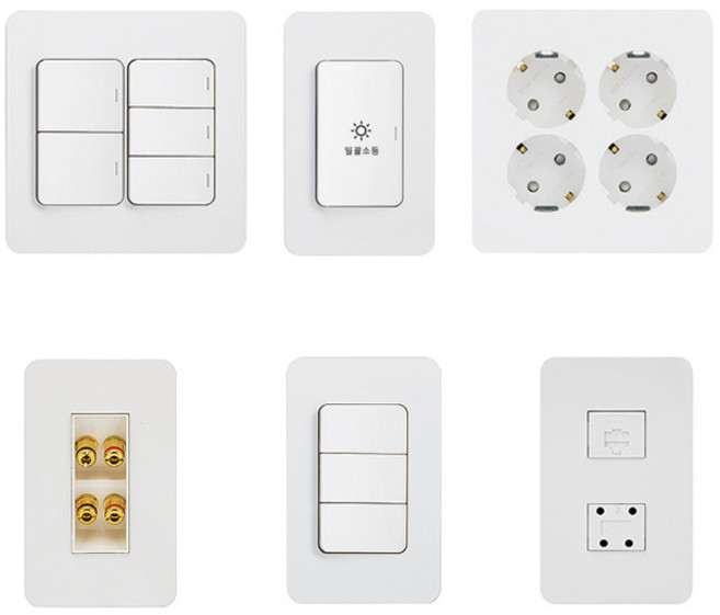 제일 디아트 스위치 콘센트 화이트 모음 벽면 커버 플레이트 교체, 22.보조대 1개용