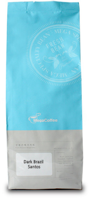 갓볶은메가커피 다크 브라질 산토스 1kg, 1개, 홀빈(분쇄안함)