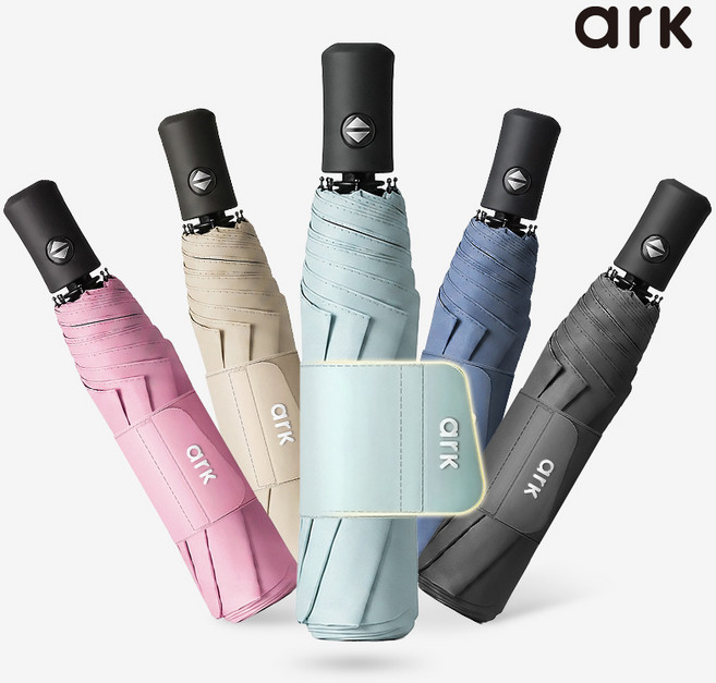 아르크 와이드락 3단 우산 자동 접이식 UV자외선차단 암막 우양산