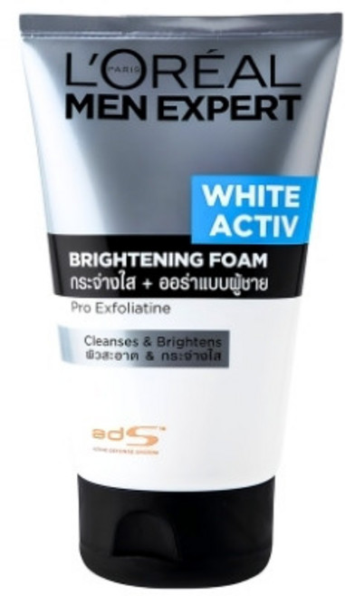 L'Oréal Men Expert White Activ 淨白煥顏潔顏泡 100ml, 1個