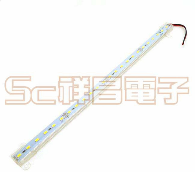 祥昌電子 5730 LED鋁基板燈條 33cm DC24V 櫥櫃照明, 1個, 白光