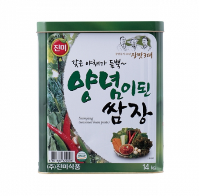 양념쌈장 진미 14kg 대용량 업소용 쌈장, 40개