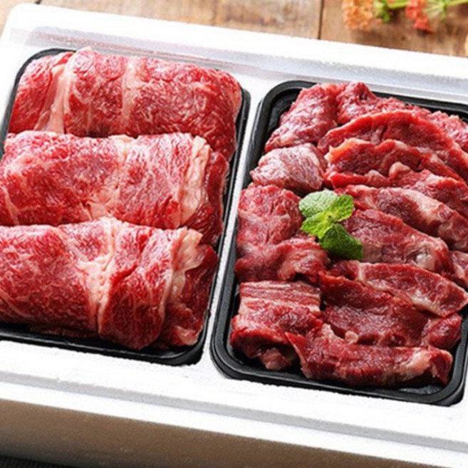 [명품]횡성한우 구이실속세트 800g(등심 400g+특수부위 400g), 1개