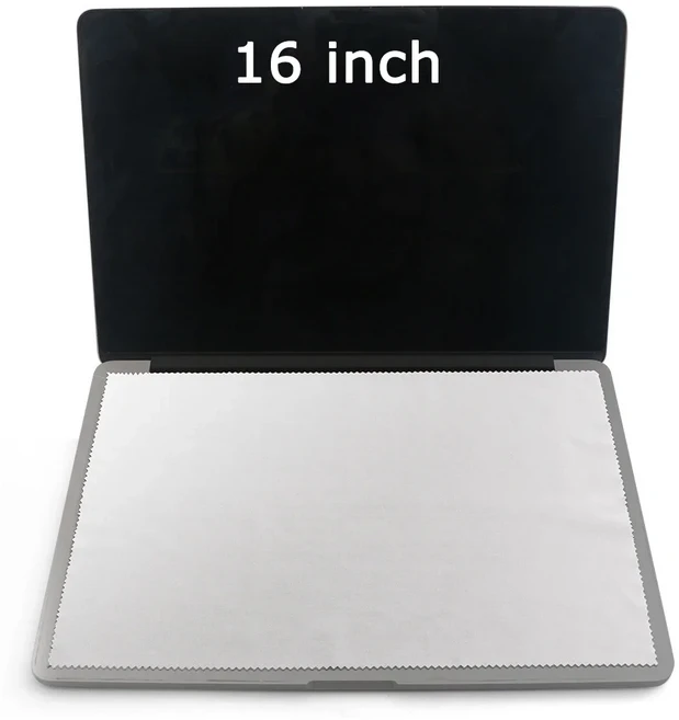 Macbook Pro 13 15 16 인치 키보드 클리너 용 마이크로 화이버 청소 천 방진 담요 커버 노트북 화면 보호기, 01 16 inch