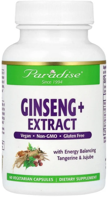 파라다이스허브 인삼+ 베지 캡슐 60정, 1팩 - 쿠팡