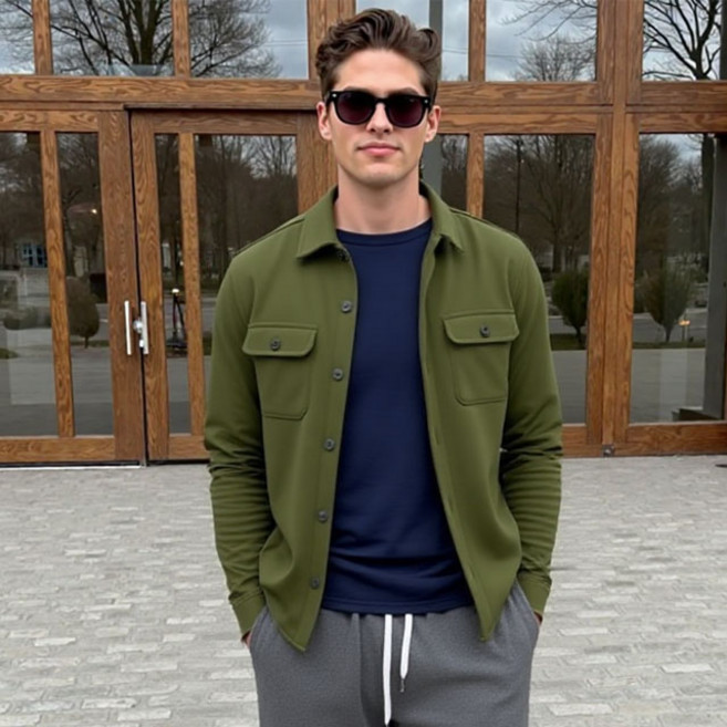 [펜타온] 스탠다드 아미핏 쭈리 기모 맨투맨 티셔츠 시리즈