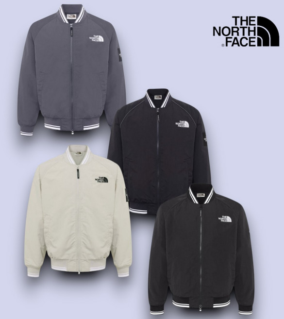 [국내매장정품] 노스페이스 남성 집업 봄버 자켓 홑겹 항공 야구 점퍼