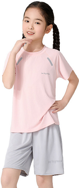 키즈공용 여름 쿨링 반팔티셔츠