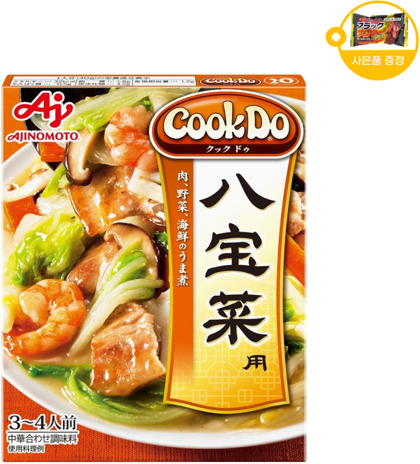 일본 쿡두 소스 CookDo 아지노모토 팔보채용 소스 사은품 추가증정, 1개, 100g