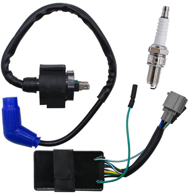 Rebuiman 30410-HN5-671 30400-HN5-305 Ignition Coil CDI Box Fit for Honda Rancher 350 TRX350 TRX350, Rebuiman 30410-HN5-671 30400-H