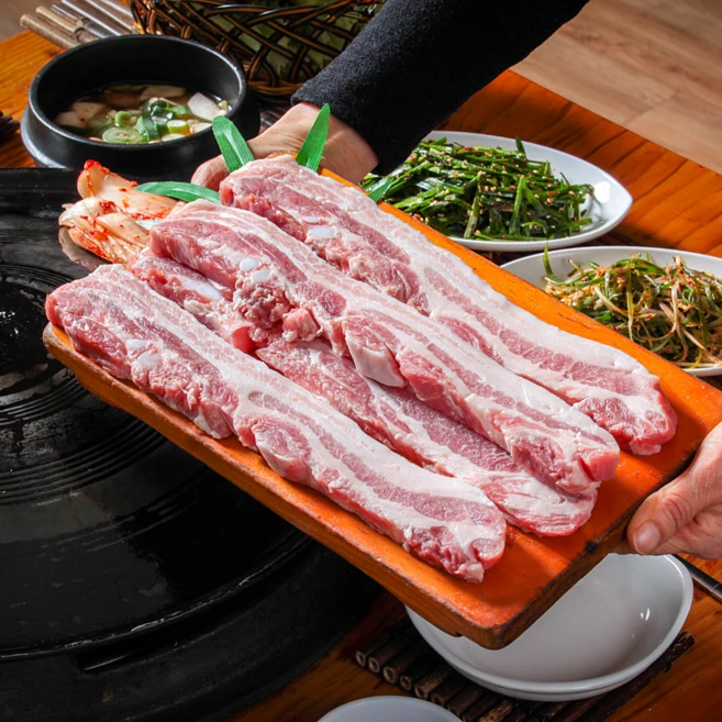 갓성비 삼겹살+목살+갈매기살 돼지모듬 세트, 1세트, 600g (각 200g), 600g - 쿠팡