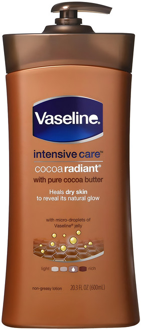 바세린인텐시브케어 코코아 래디언트 바디로션, 600ml, 1개