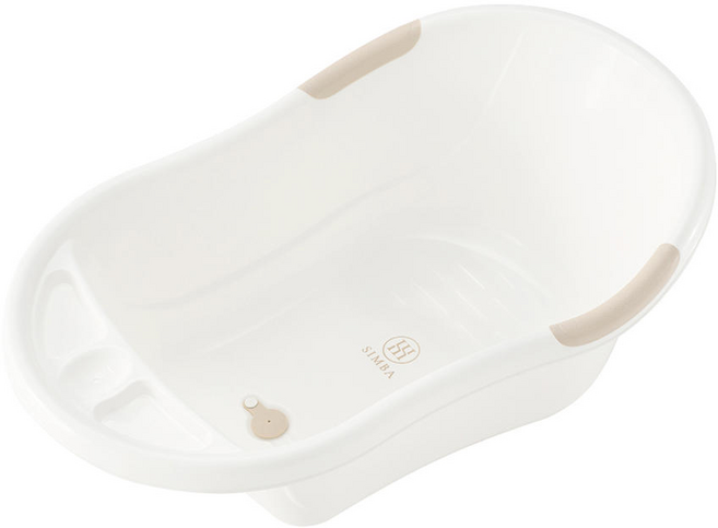 小獅王辛巴 Simba 嬰兒沐寓成長澡盆 金寶貝 SW9820 SW9821 洗澡, 薄杏, 1個