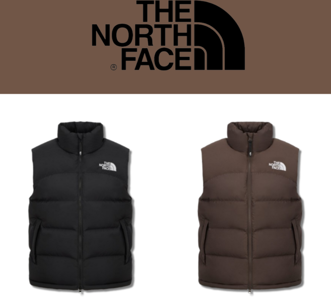 국내매장 백화점 정품 노스페이스 패딩조끼 간절기 패딩베스트 캠핑 여행 선물