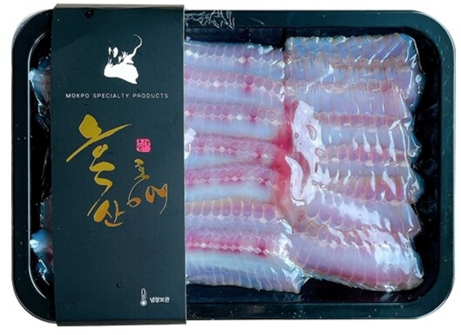 (백년수산) 흑산도 홍어 250g x 1팩 + (증정) 미니초장 1개, 01.약숙성