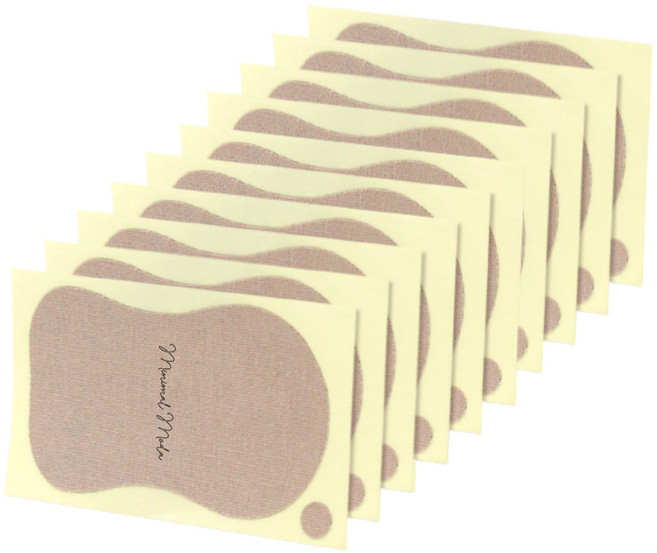 미니멀모다 겨드랑이 땀 흡수 패드 스티커 접착식 발바닥 겨땀 패치, 10개