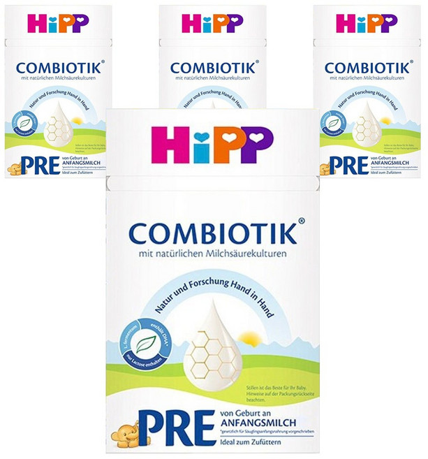 힙 프레 콤비오틱 분유 무전분, 600g, 4개