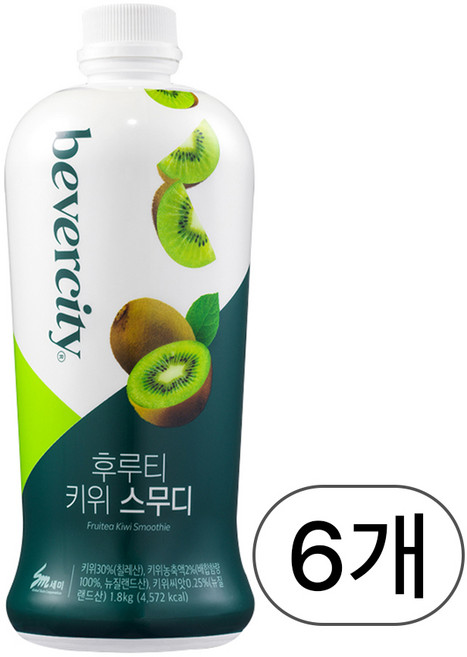 세미 베버시티 후루티 키위스무디 1.8kg X 6병, 6개