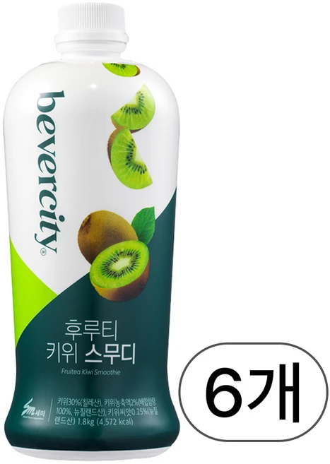 세미 베버시티 후루티 키위스무디 1.8kg X 6병, 6개 - 쿠팡