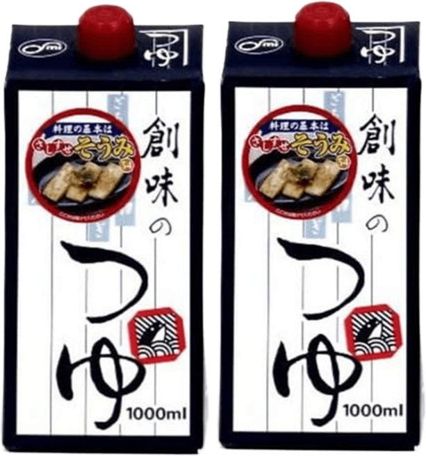 소미 가다랑어 쯔유 1L x 2개 일본 일식조미료 가쓰오부시 다시육수