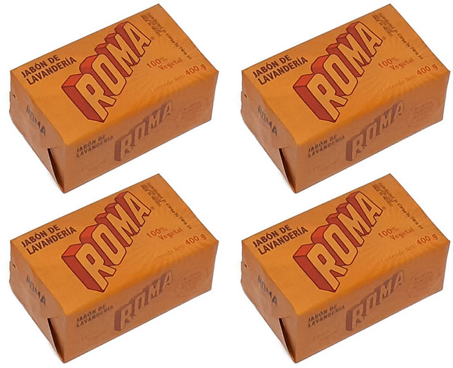 토탈하우스 로마비누 400g (4개) 멕시코 라코로나 세탁비누 빨래비누 (0706)