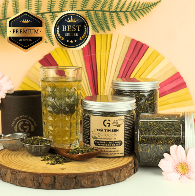 호호생활차 프리미엄 연꽃배아 차(연자심) by GUfoods ﻿-365일 매일 마시는 약차. 건강차. 깨끗한 원료 그대로 씻어냄 없이 사용(향보존), 100g, 1개입, 1개