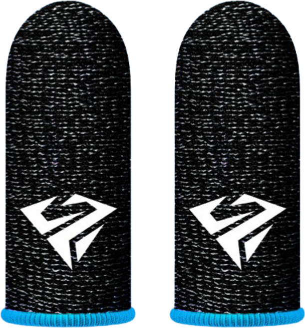 超薄透氣 靈敏觸控防滑耐磨 提升遊戲體驗必備配件, S1奢姿電競指套【藍色一對】, 1個