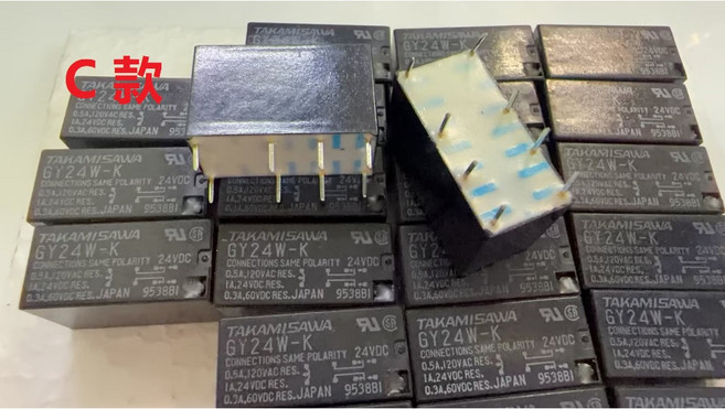 TAKIMISAWA 訊號繼電器 24VDC 8只腳 GY24W-K, 1個, C款 GY24W-K