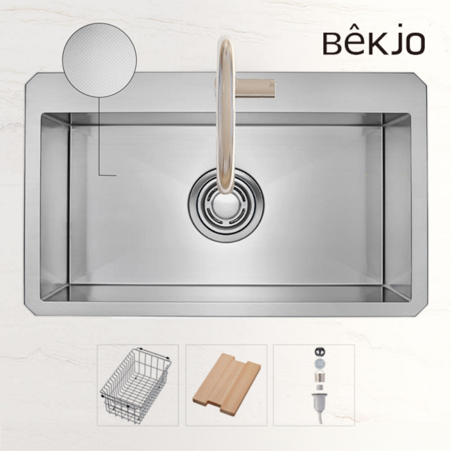 백조 엠보 코팅 사각싱크볼 CESWSR8635 리폼 씽크볼 교체, 1세트